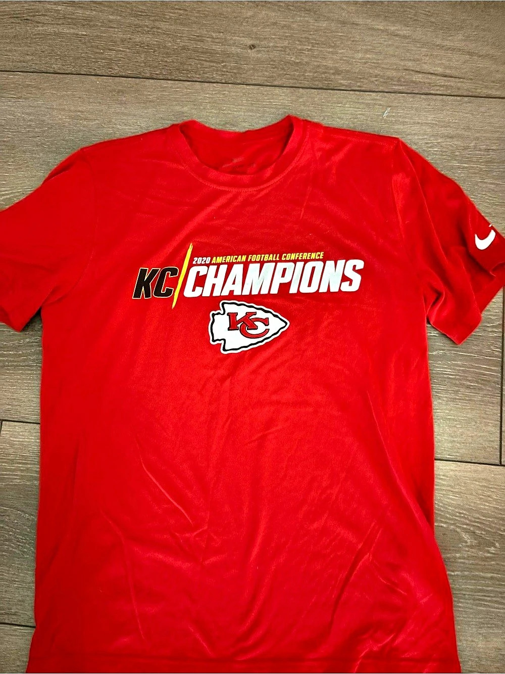 Nike Kansas City Chiefs 2020 American Football Conference Champions T-Shirt AFC